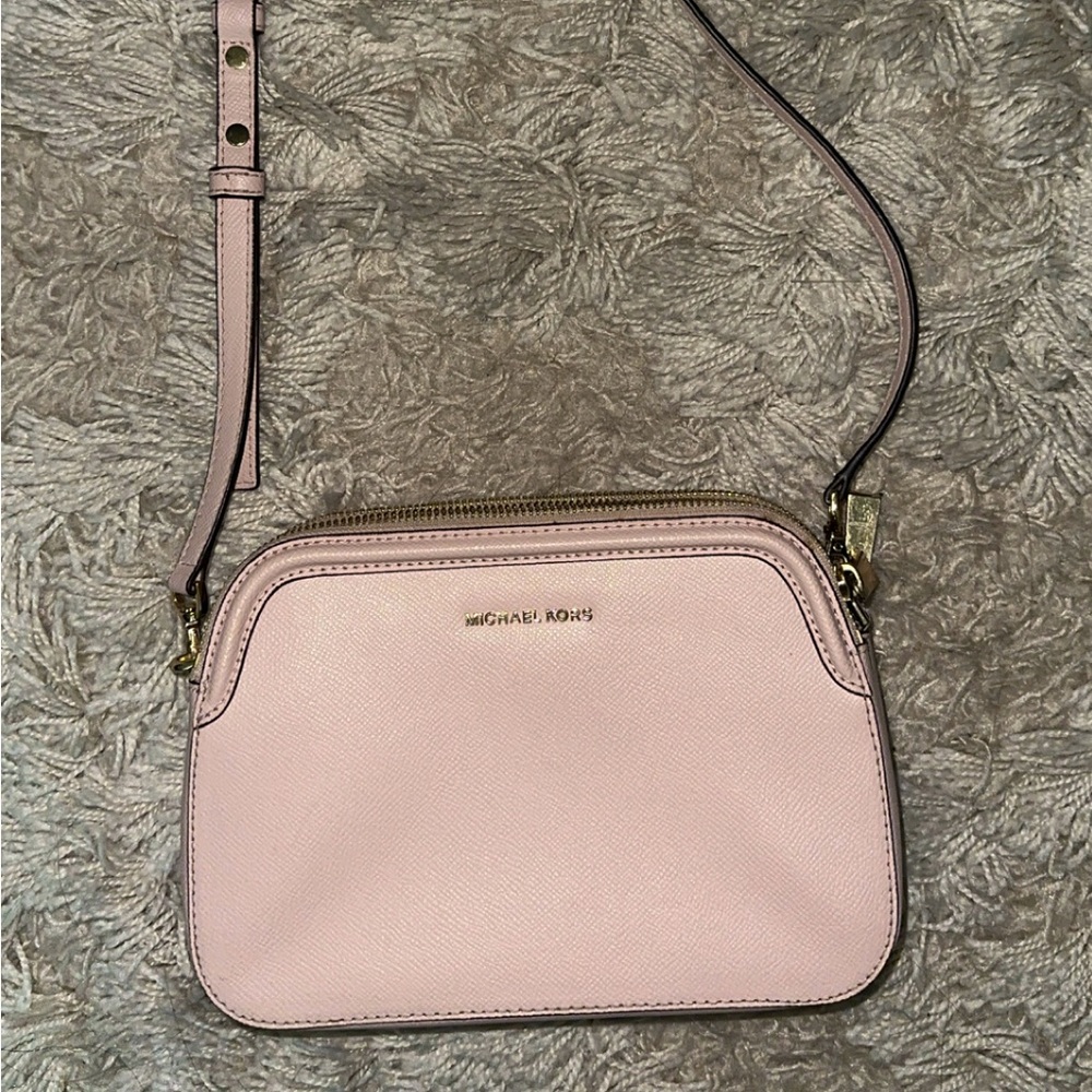 Michael Kors pink crossbody bag